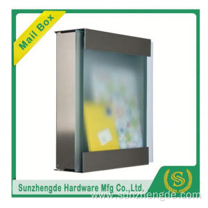 SMB-066SS High quality stainless steel mailbox with newspaper roll with low price